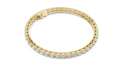 Radiant Flow Diamond Bracelet – Premium Finish