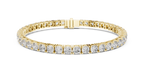 Radiant Flow Diamond Bracelet – Premium Finish
