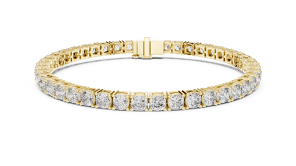 Radiant Flow Diamond Bracelet – Premium Finish