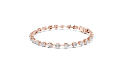 Multi Shape Diamond Bracelet