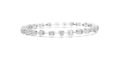 Multi Shape Diamond Bracelet