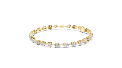 Multi Shape Diamond Bracelet