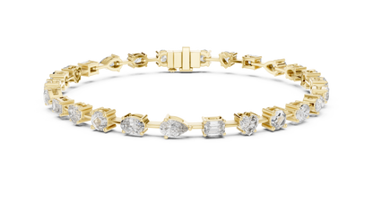 Multi Shape Diamond Bracelet