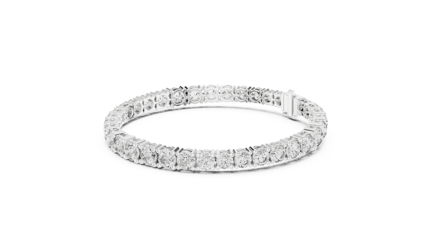 Elegant Big Stone Diamond Bracelet