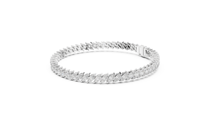 Royal Style Marquise Cut Diamond Bracelet – Statement Fine Jewelry