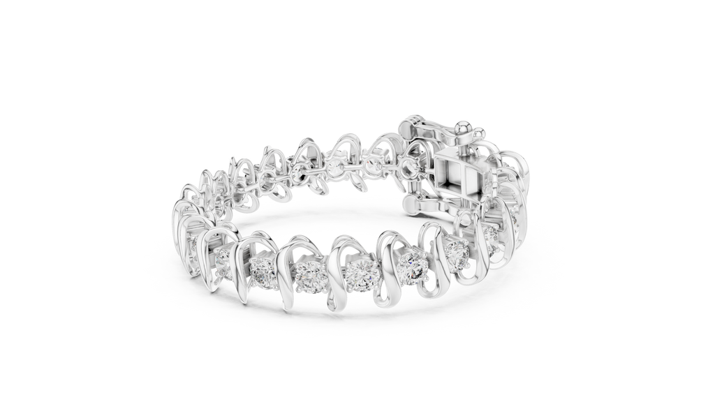 Wedding Wear Rose Gold Diamond Bracelet – Unique Style