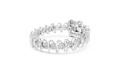 Wedding Wear Rose Gold Diamond Bracelet – Unique Style