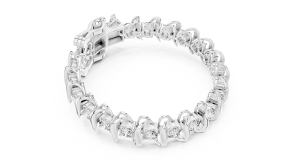 Wedding Wear Rose Gold Diamond Bracelet – Unique Style