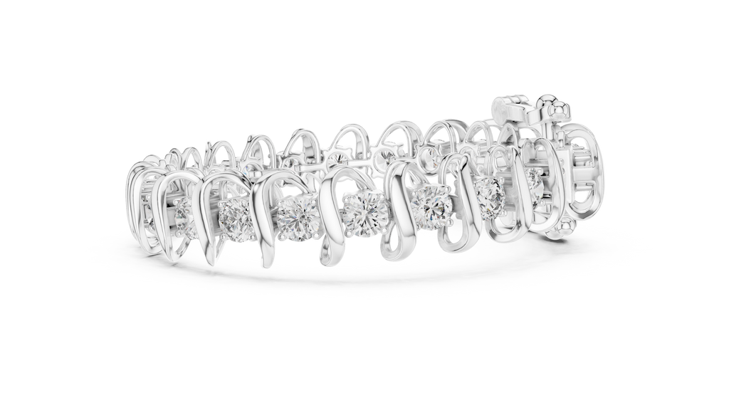 Wedding Wear Rose Gold Diamond Bracelet – Unique Style