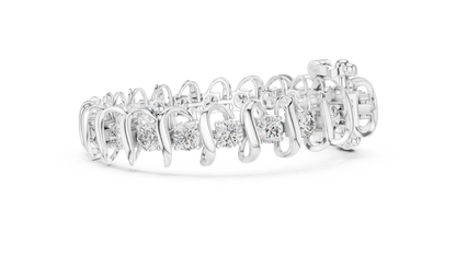 Wedding Wear Rose Gold Diamond Bracelet – Unique Style