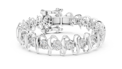 Wedding Wear Rose Gold Diamond Bracelet – Unique Style