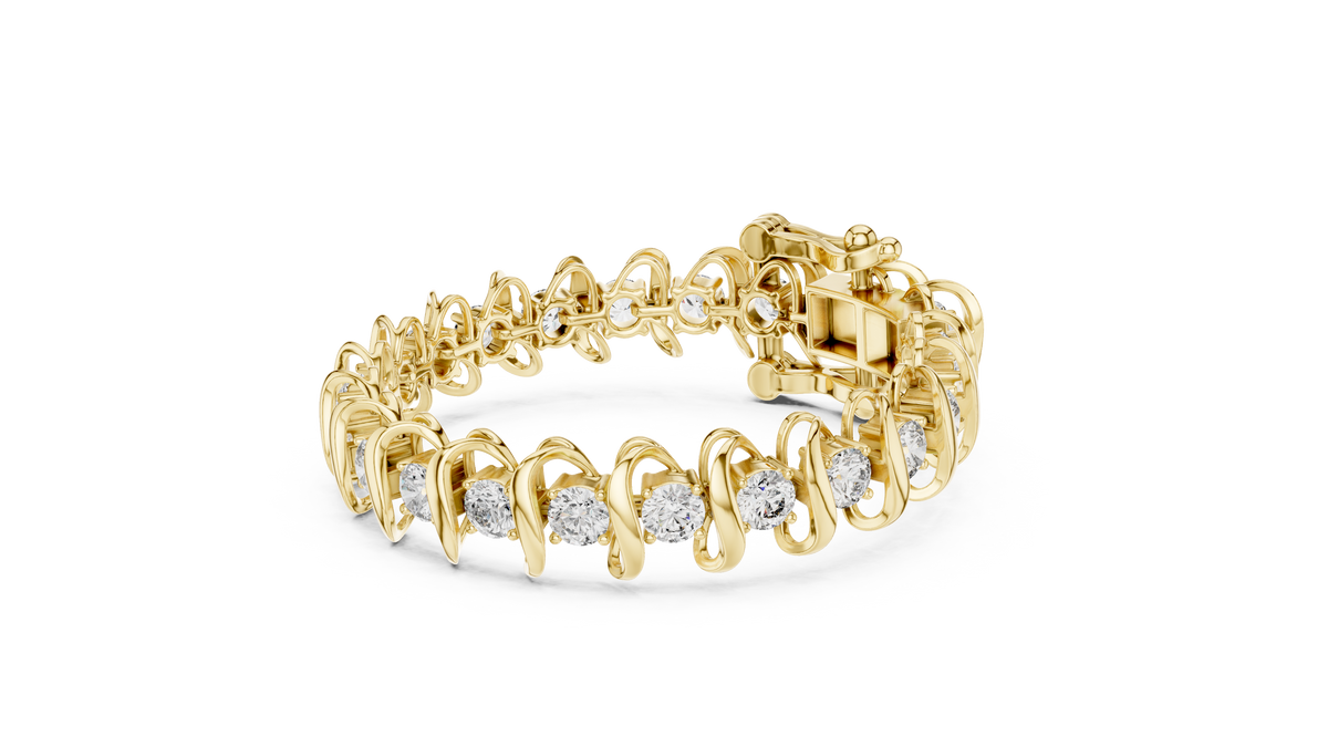 Wedding Wear Rose Gold Diamond Bracelet – Unique Style