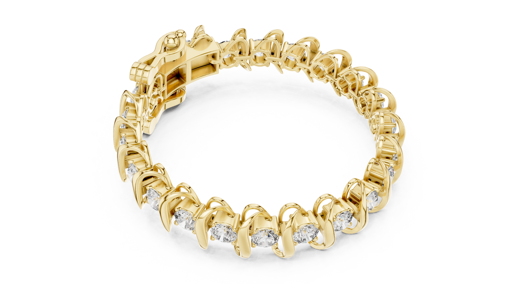 Wedding Wear Rose Gold Diamond Bracelet – Unique Style