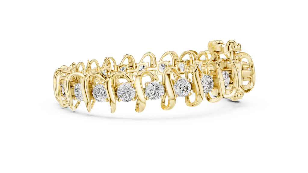 Wedding Wear Rose Gold Diamond Bracelet – Unique Style