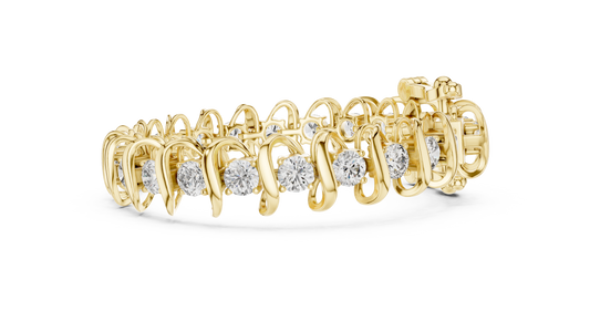 Wedding Wear Rose Gold Diamond Bracelet – Unique Style