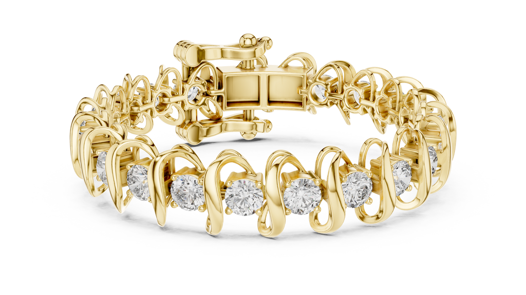 Wedding Wear Rose Gold Diamond Bracelet – Unique Style