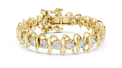Wedding Wear Rose Gold Diamond Bracelet – Unique Style
