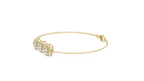 Engagement Diamond Bracelet – Classic Halo Chain Design
