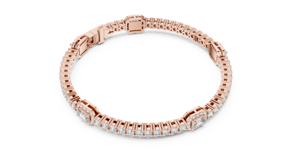 Bold Elegance Diamond Bracelet
