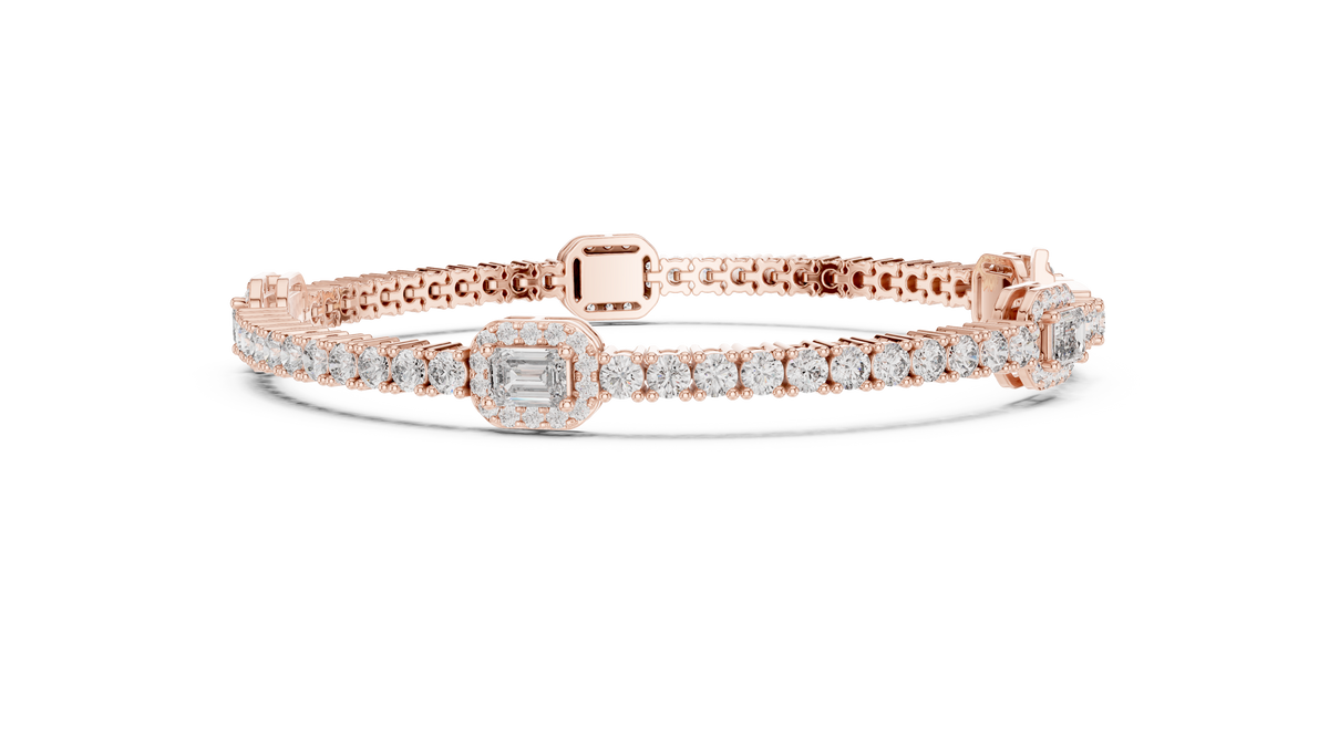 Bold Elegance Diamond Bracelet