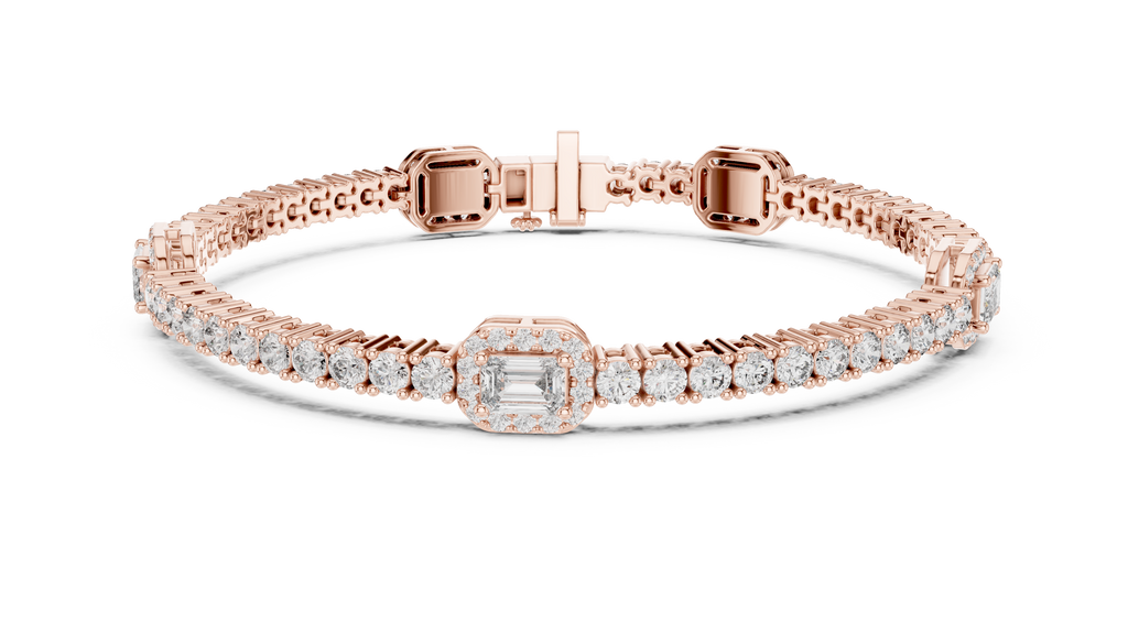Bold Elegance Diamond Bracelet