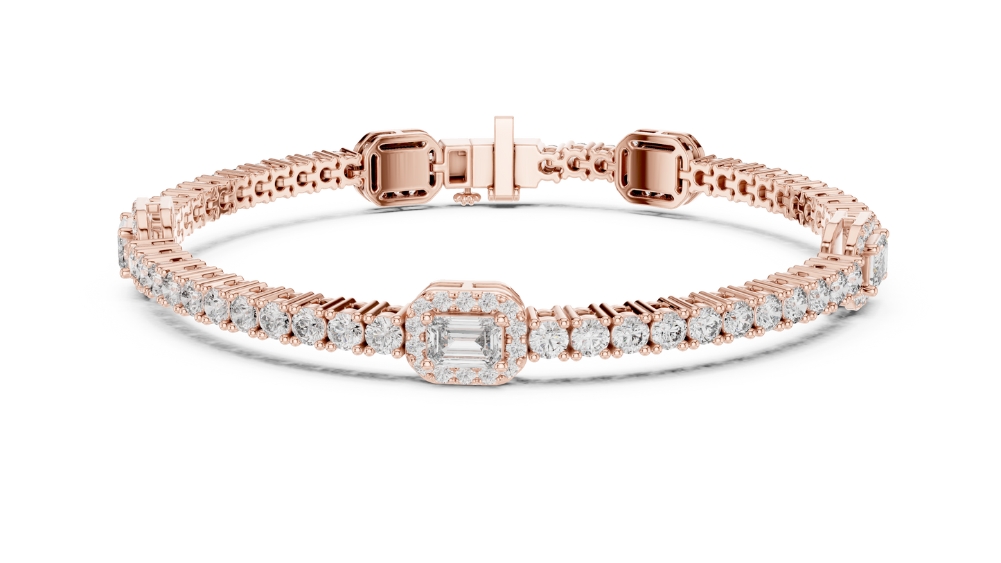 Bold Elegance Diamond Bracelet