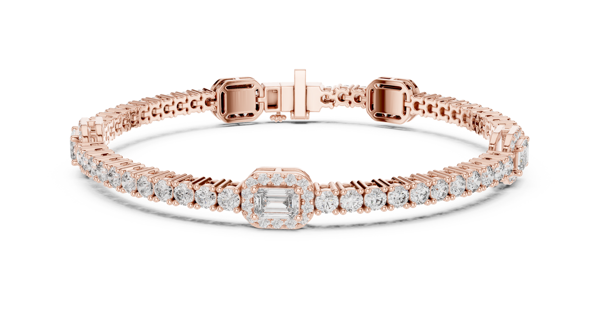 Bold Elegance Diamond Bracelet