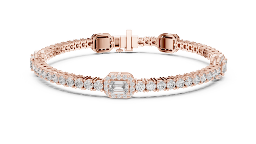 Bold Elegance Diamond Bracelet