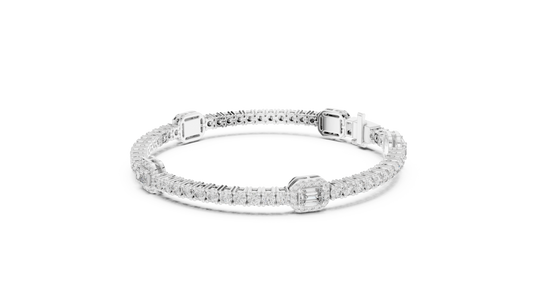 Bold Elegance Diamond Bracelet
