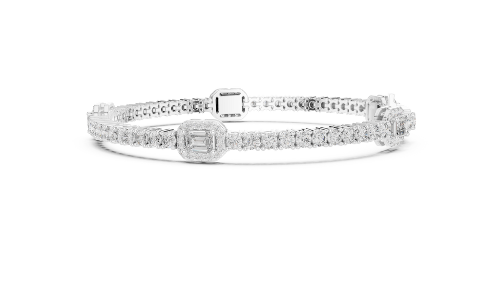 Bold Elegance Diamond Bracelet