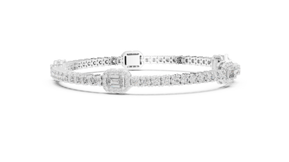 Bold Elegance Diamond Bracelet