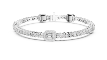 Bold Elegance Diamond Bracelet