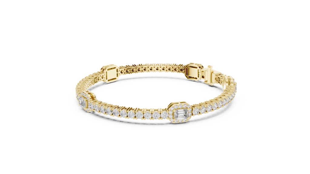 Bold Elegance Diamond Bracelet