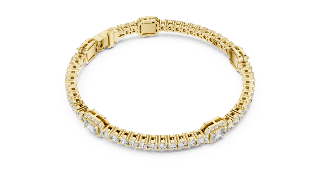 Bold Elegance Diamond Bracelet