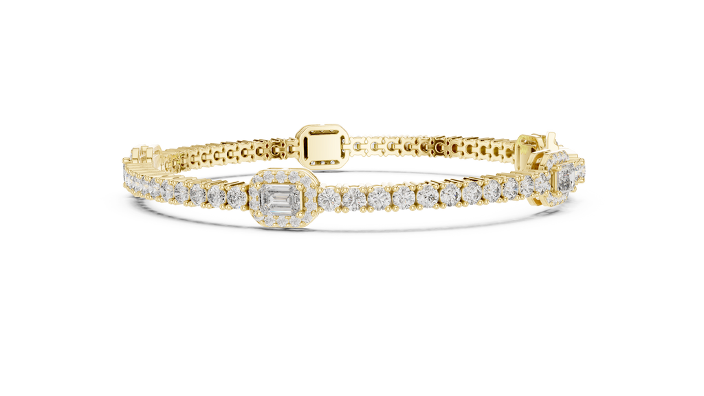 Bold Elegance Diamond Bracelet
