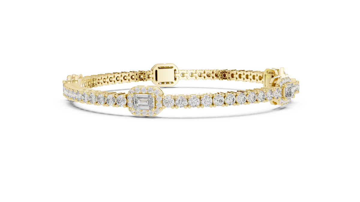Bold Elegance Diamond Bracelet