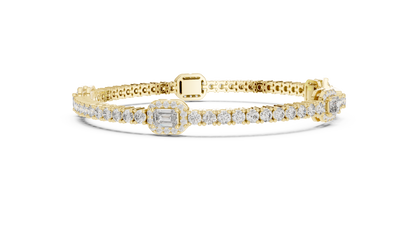 Bold Elegance Diamond Bracelet