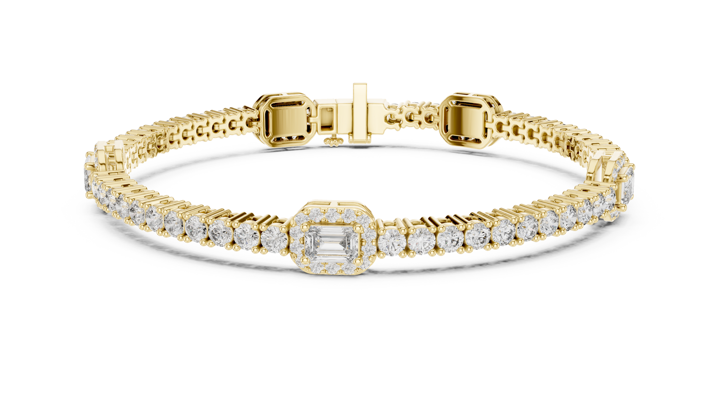 Bold Elegance Diamond Bracelet