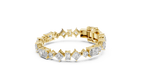 Radiant Multi-Cut Diamond Bracelet – Modern Elegance