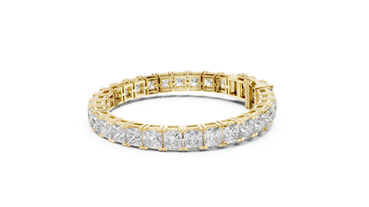 Princess-Cut Diamond Bracelet – Luxury Sparkle.