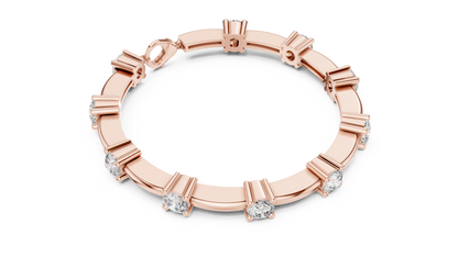 Classic Round Diamond Tennis Bracelet