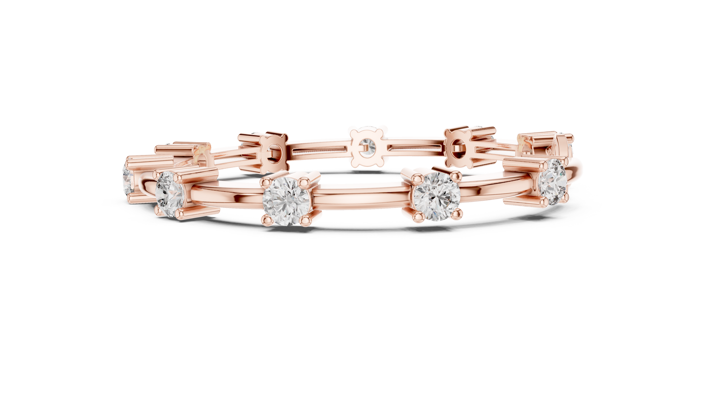 Classic Round Diamond Tennis Bracelet