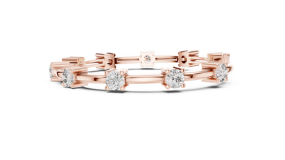 Classic Round Diamond Tennis Bracelet