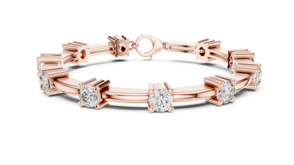 Classic Round Diamond Tennis Bracelet