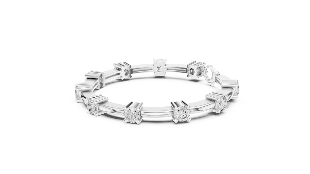 Classic Round Diamond Tennis Bracelet
