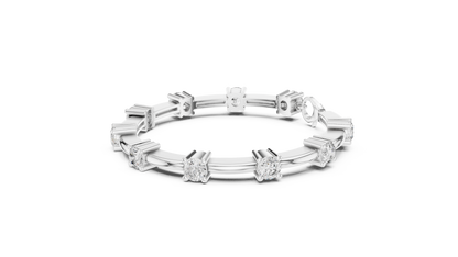 Classic Round Diamond Tennis Bracelet