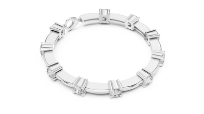 Classic Round Diamond Tennis Bracelet