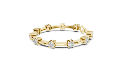 Classic Round Diamond Tennis Bracelet