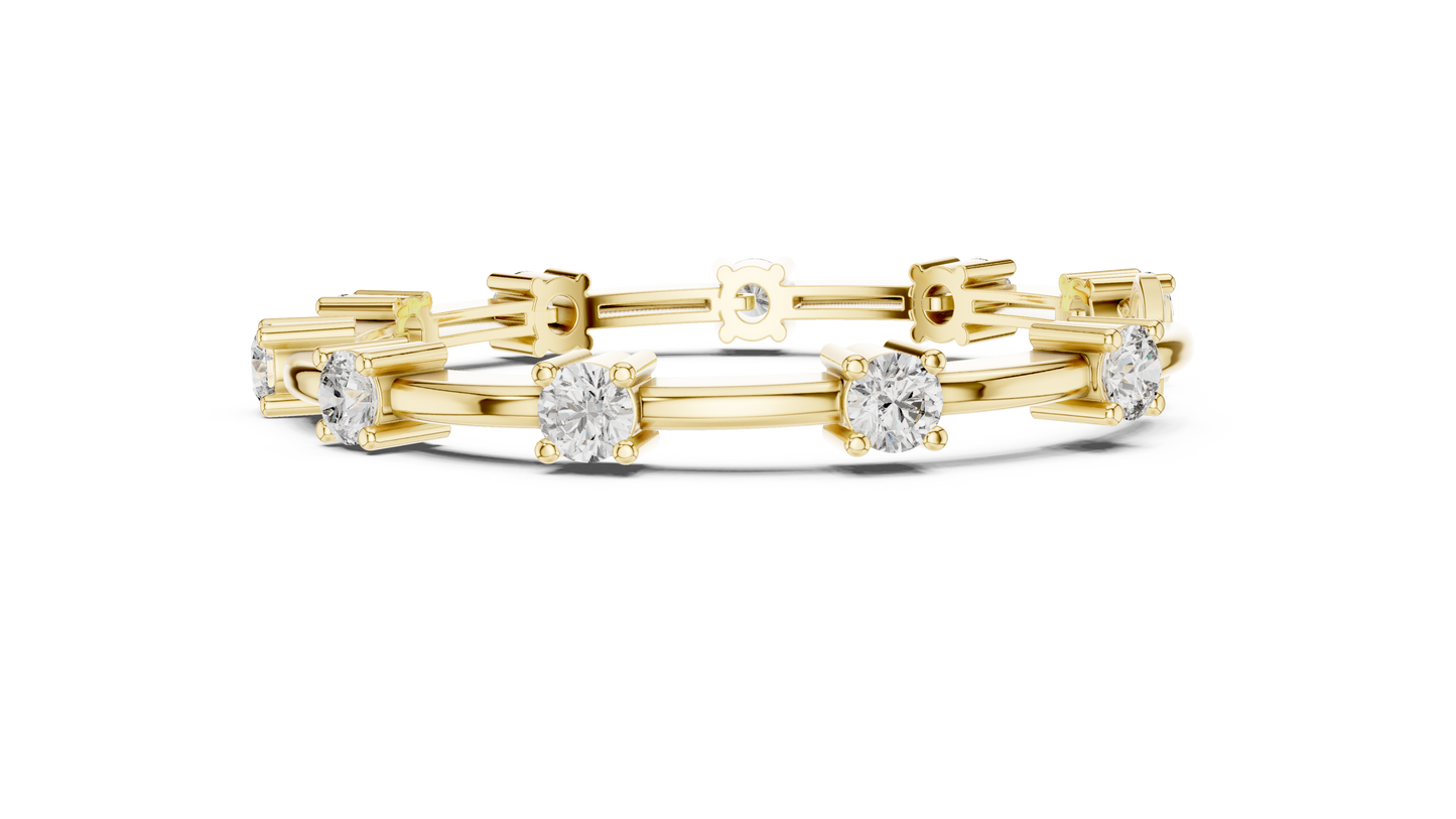 Classic Round Diamond Tennis Bracelet