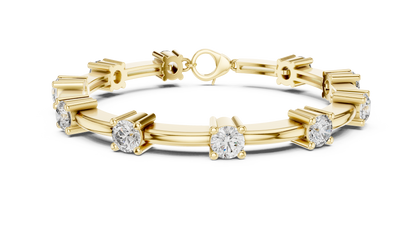 Classic Round Diamond Tennis Bracelet